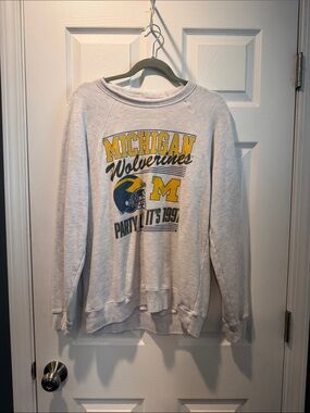 Michigan Wolverines Graphic Crewneck Sweatshirt - Party like it’s 1997